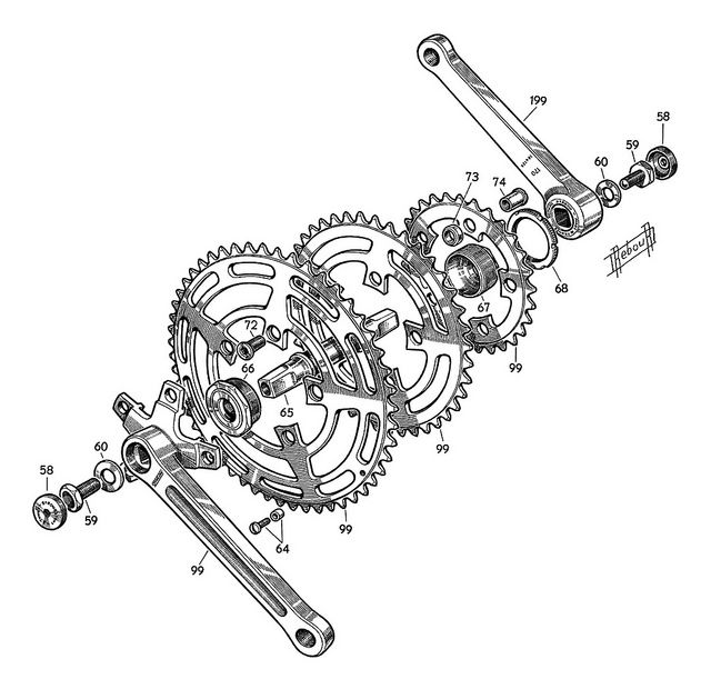 Crankset in detail